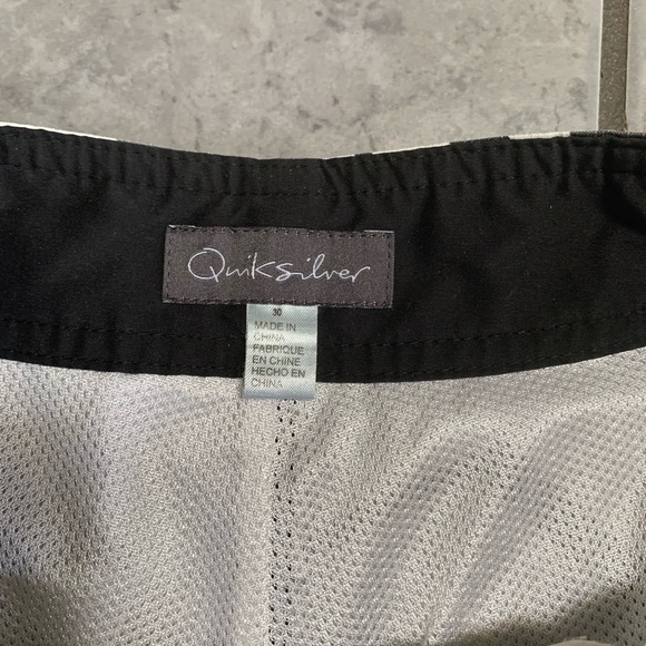 Quiksilver Black and Gray Athletic Shorts - Picture 4 of 4